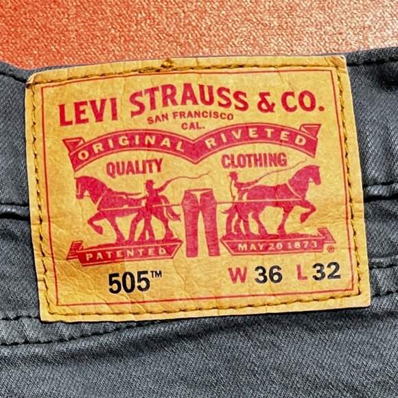 Levi's 505 Regular Fit Graphite - Picture 4 of 14